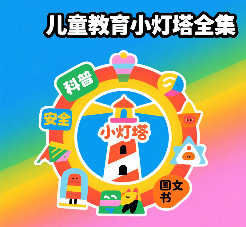 儿童教育小灯塔全集下载:高清视频动画科普安全国学启蒙 2 Format,webp